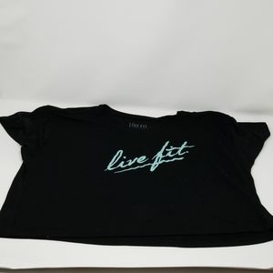 Live Fit Crop  T-Shirt